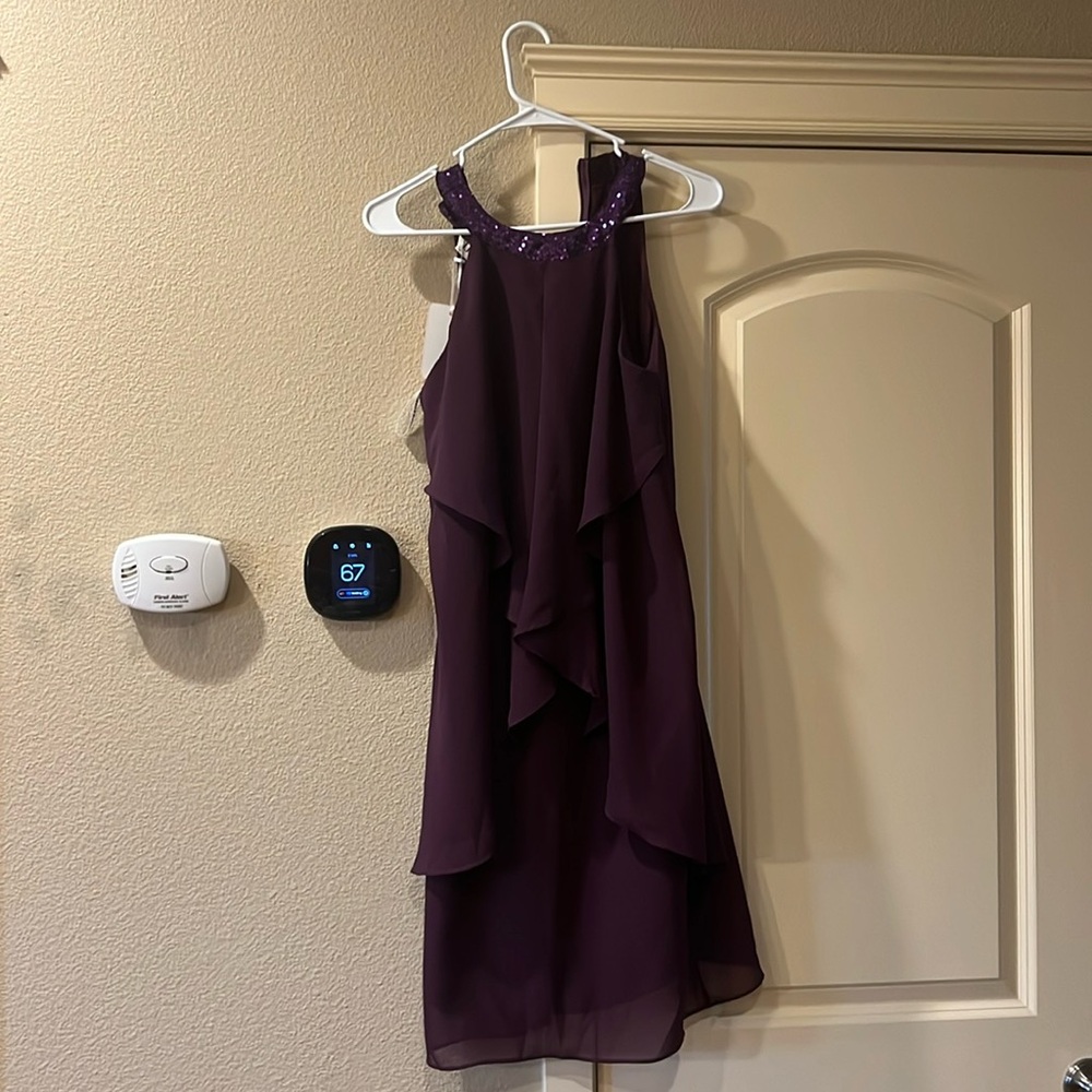 Purple small JJs house dress